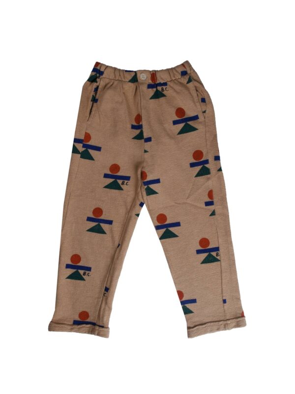 PANTALONE BEIGE STAMPA BILANCIA