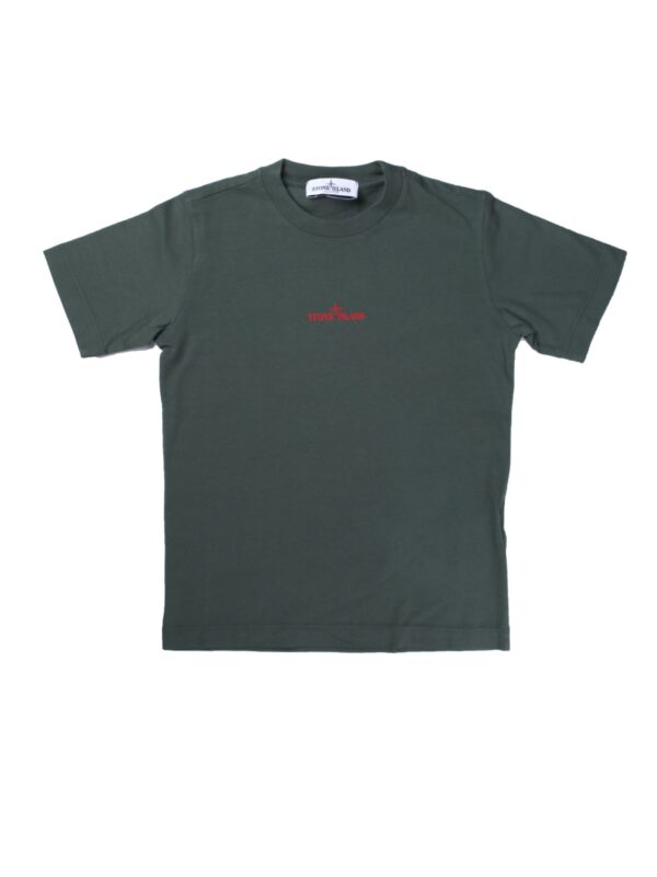 T-SHIRT MANICA CORTA VERDE MILITARE