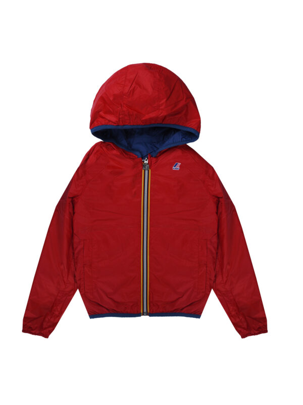 K-WAY REVERSIBILE BLU E ROSSO