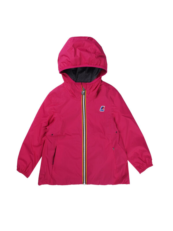 K-WAY FRAGOLA CON INTERNO IN JERSEY