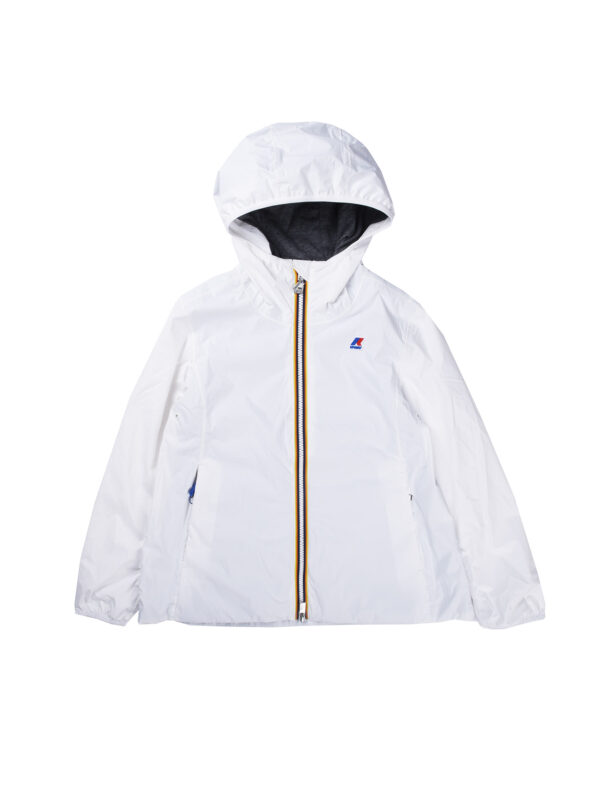 K-WAY BIANCO CON INTERNO JERSEY