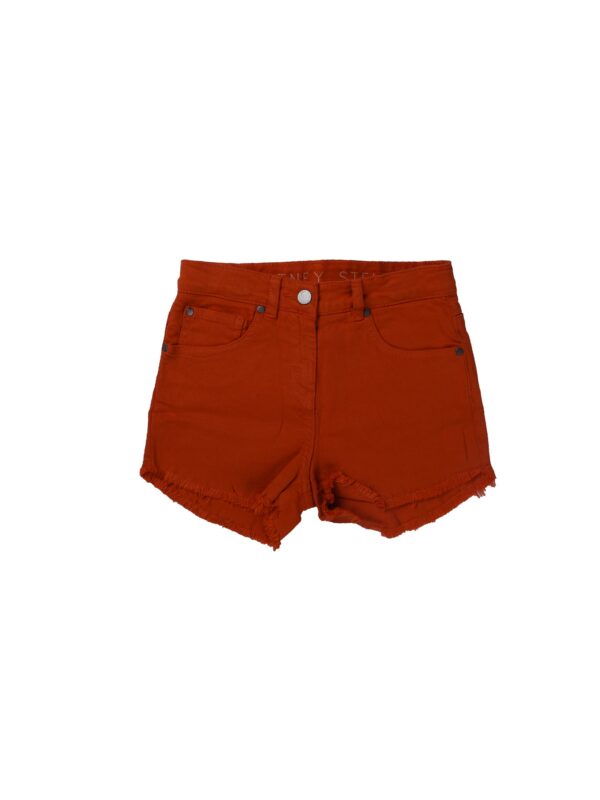 DENIM SHORTS COLRE FLAME