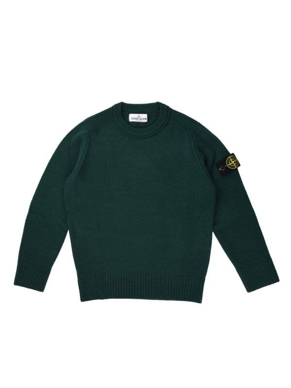 MAGLIA GIROCOLLO VERDE BOTTIGLIA