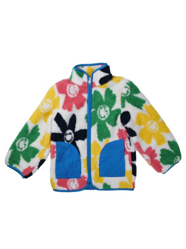 RICCIOLINO CON ZIP STAMPA FIORE