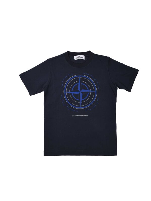 T SHIRT MANICA CORTA BLU LOGO BLUETTE