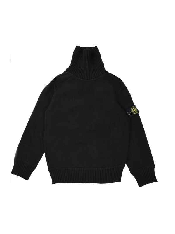MAGLIA COLLO ALTO NERO