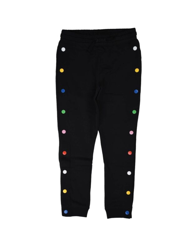 PANTALONE NERO CON BOTTONI LATERALI