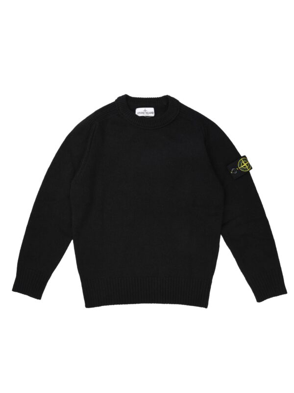 MAGLIA GIROCOLLO NERO