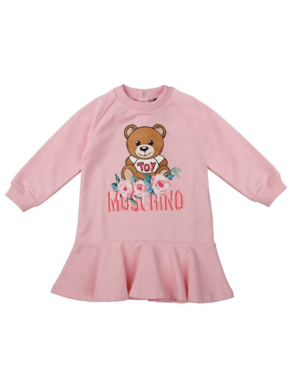 ABITO ROSA CON ORSETTO