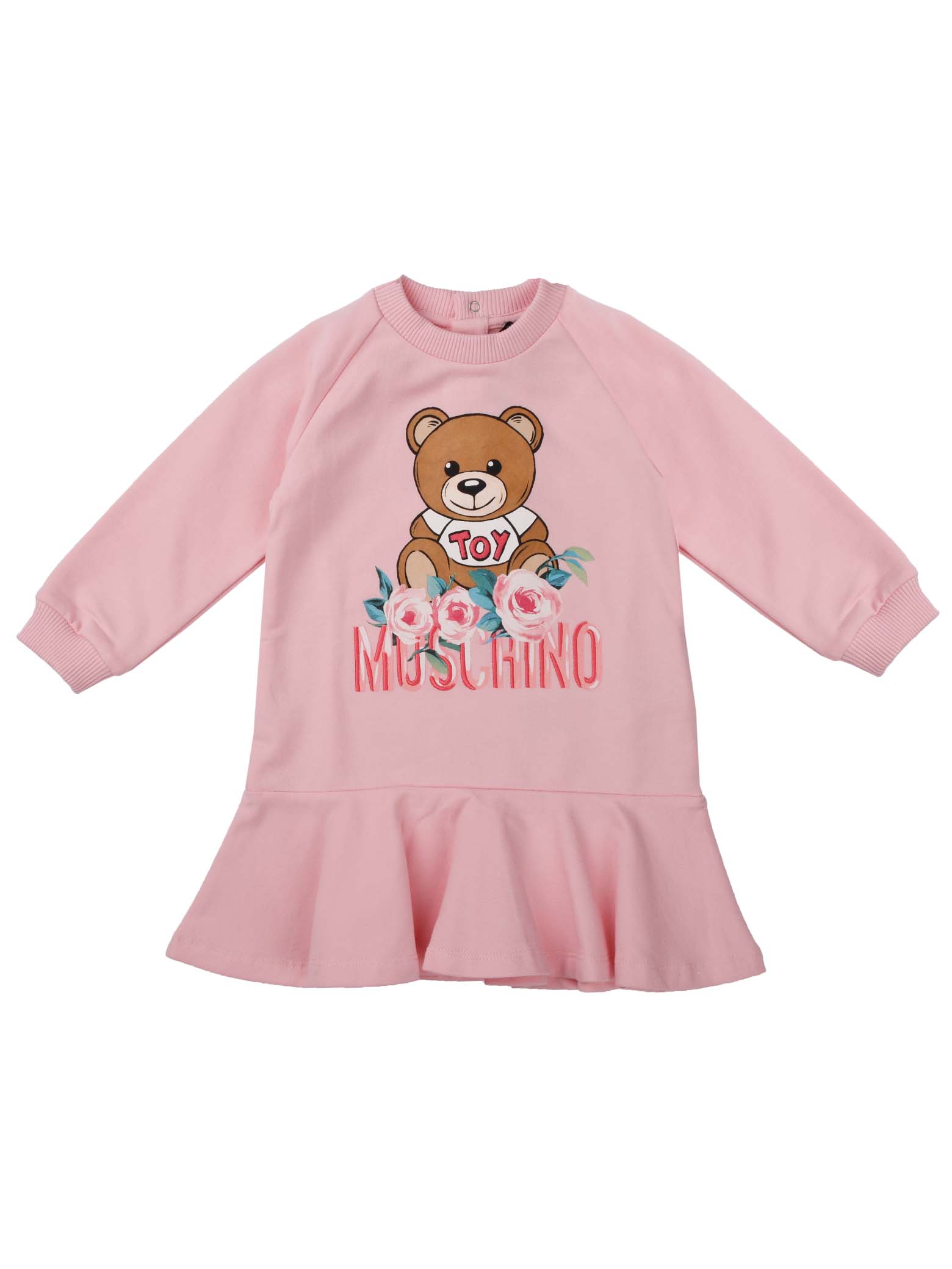 ABITO ROSA CON ORSETTO