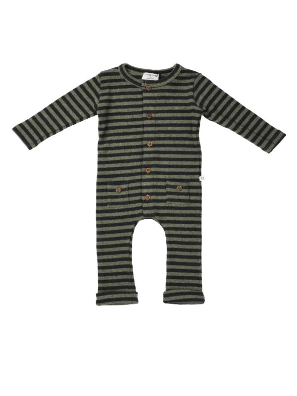 TUTINA IN COSTINA A RIGHE GRIGIO/VERDONE