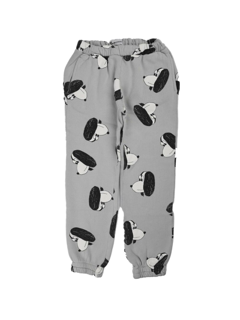 "PANTALONE IN FELPA GRIGIO ""DOGGIE"""