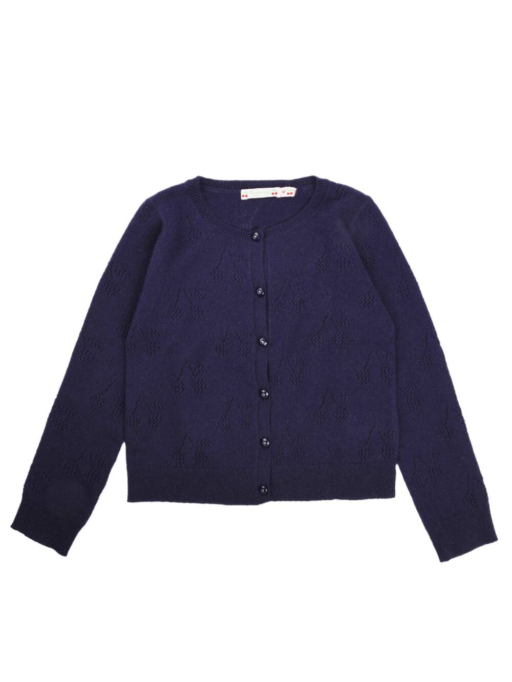 CARDIGAN CACHEMIRE VIOLA