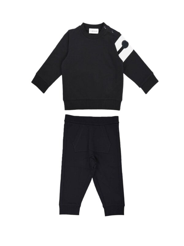 COMPLETO TUTA CON FELPA GIROCOLLO BLU