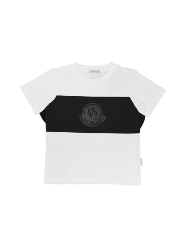T SHIRT MANICA CORTA BIANCO E NERO